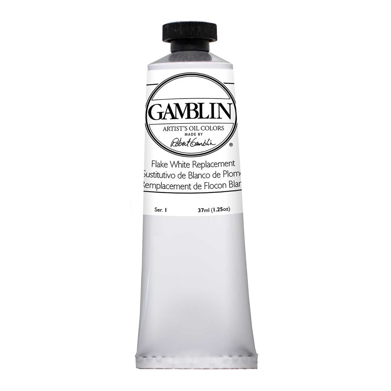 Gamblin Artist Grade Oil Color, 37Ml, Flake White Replacement